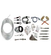 Wire Rope & Assemblies | Galvanized Steel & SS304/316 | 2–32 mm | Swaged Sockets, Thimbles, Turnbuckles | Lifting Rigging Marine Architectural Cables UAE